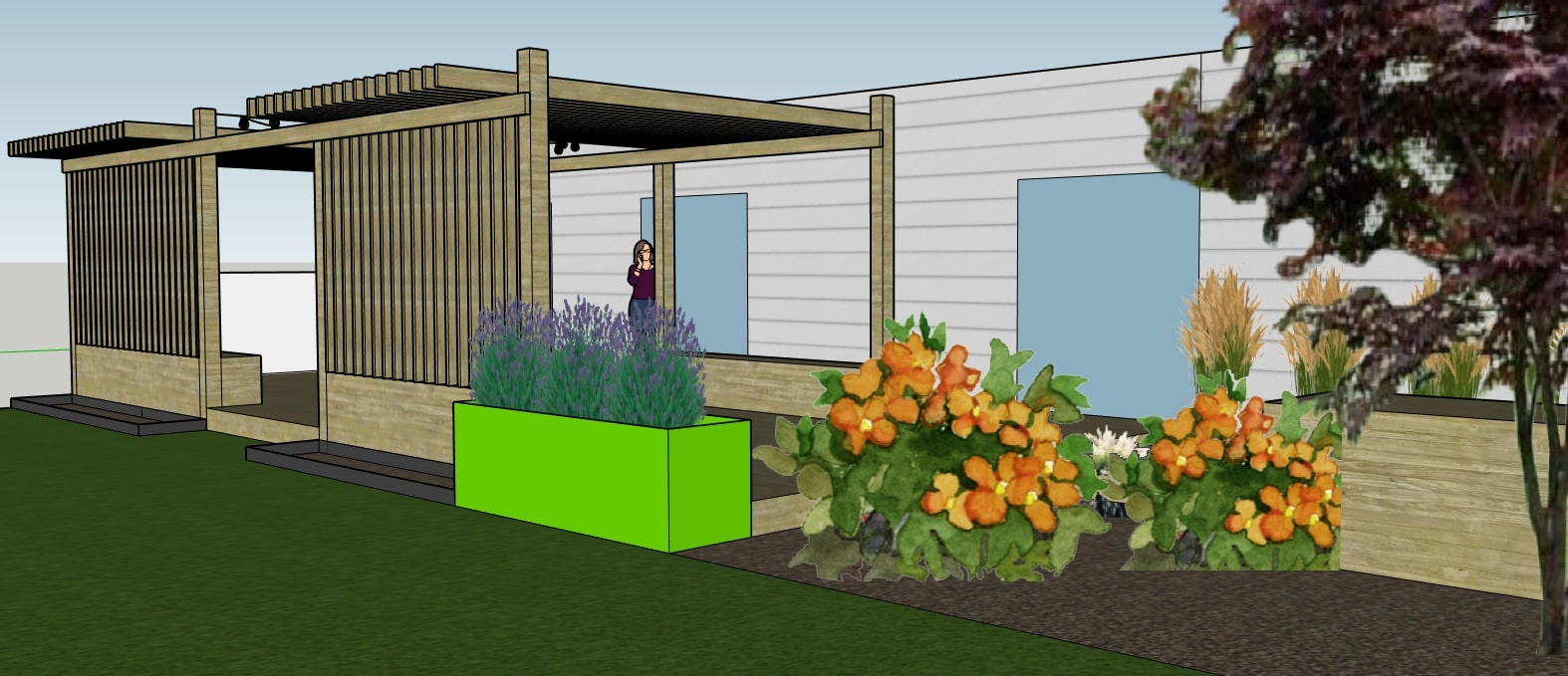 Rendering of Musquodoboit Outdoor Library plan