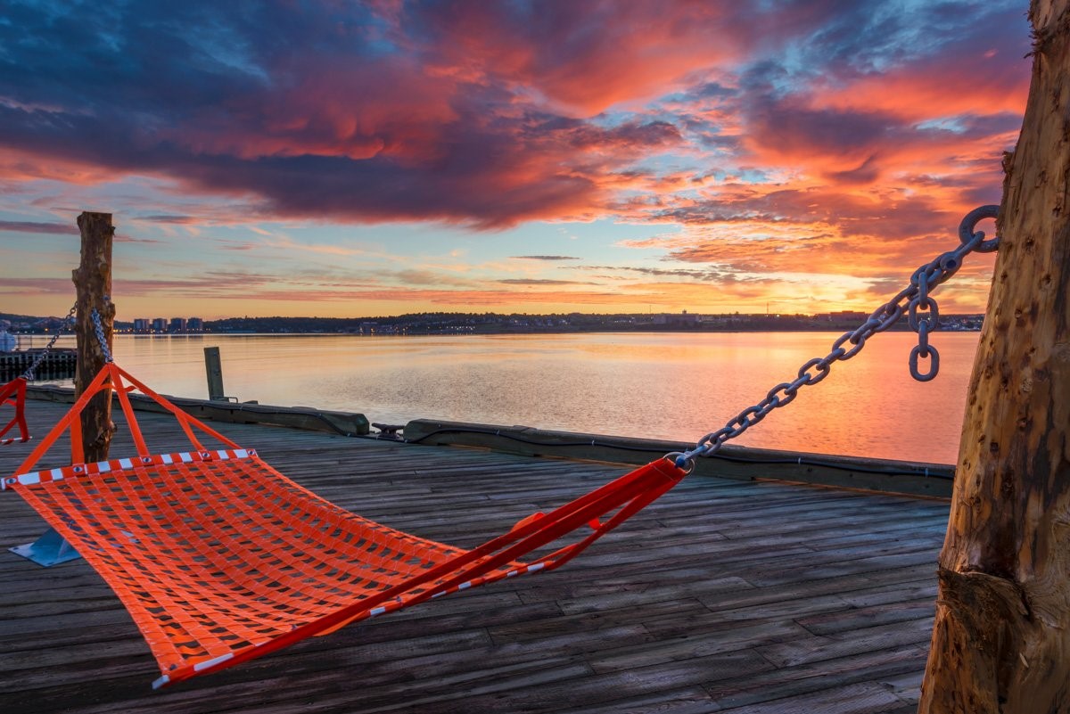 Halifax Hammock with Sunset