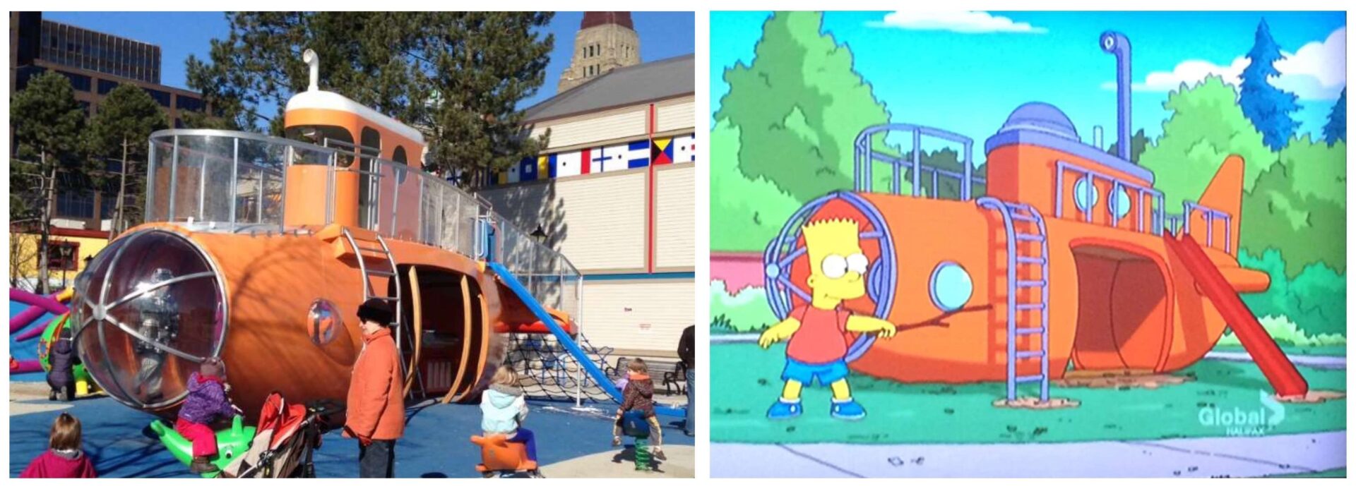 the simpsons submarine field trip